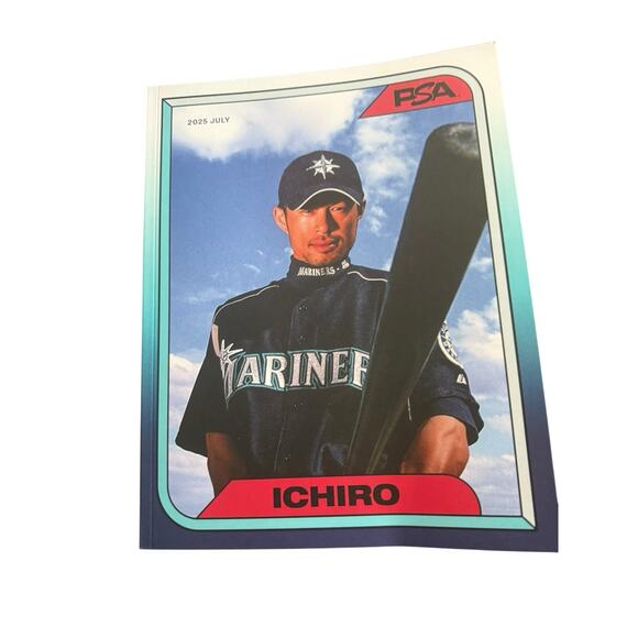 Ichiro Suzuki Seattle Mariners July 2025 Volume No Number 43 PSA Card Magazine - Picture 1 of 2